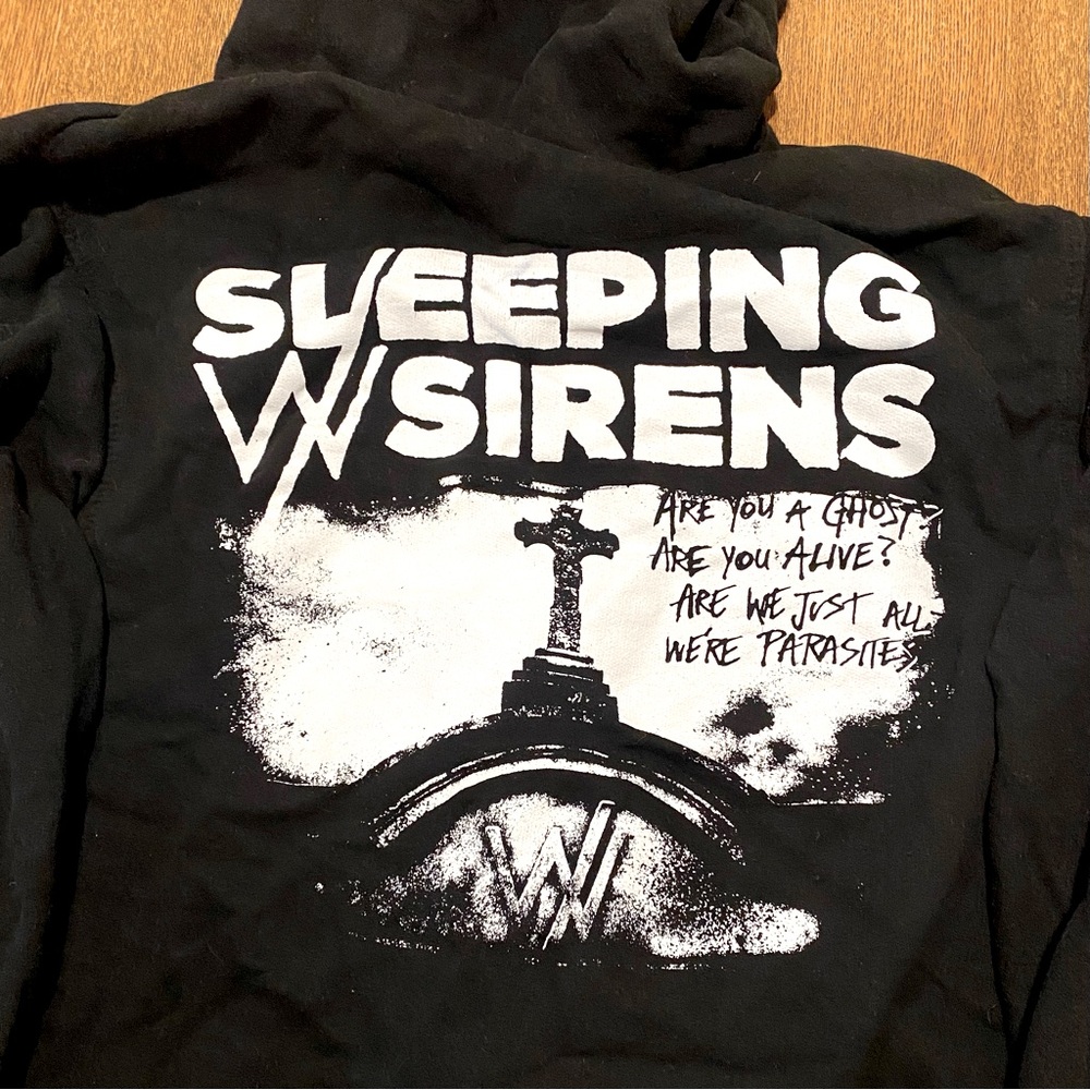 Sleeping With Sirens Zip Up Hoodie